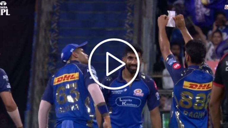 IPL 2026: MI के रघु शर्मा ने अभिषेक शर्मा का सिग्नेचर ‘पर्ची’ सेलिब्रेशन दोहराकर जीता दिल