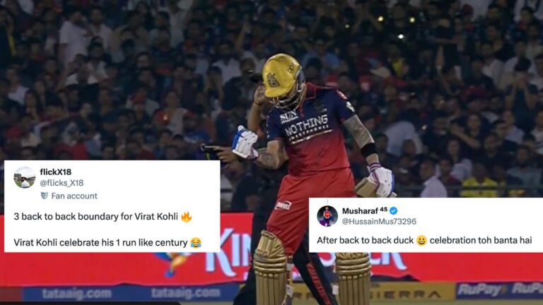 IPL 2026: विराट कोहली ने सिंगल लेकर मनाया जश्न, सोशल मीडिया पर फैंस हुए लोटपोट