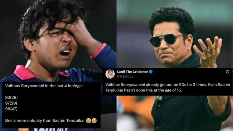 Vaibhav Sooryavanshi Compared With Sachin Tendulkar As 90s Haunt Royals Opener – IPL 2026: वैभव सूर्यवंशी की तुलना सचिन तेंदुलकर से, ‘नर्वस नाइंटीज’ का खौफ जारी