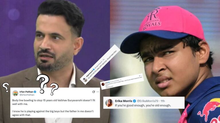 Irfan Pathan Thrashed For ‘Fatherly’ Defending Vaibhav Sooryavanshi – IPL 2026: इरफान पठान को वैभव सूर्यवंशी का बचाव करना पड़ा भारी, सोशल मीडिया पर हुए ट्रोल