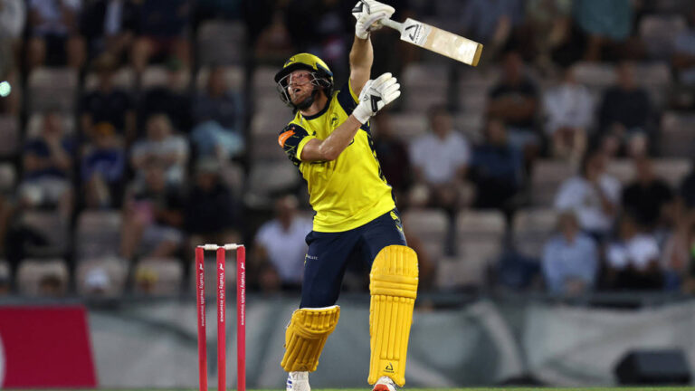 Dawson delivers as Surrey are outgunned by Hampshire – विटालिटी ब्लास्ट: लियाम डॉसन की शानदार पारी से सरे को मिली हार