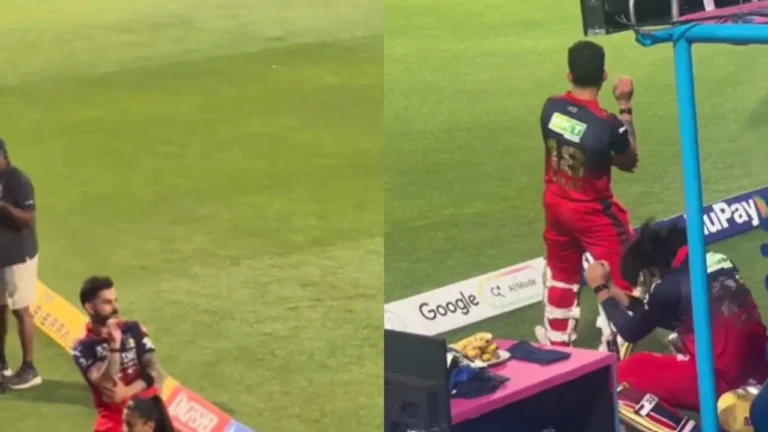 Virat Kohli teases Shubman Gill and Gujarat Titans with wild gestures during Qua – विराट कोहली ने शुभमन गिल को छेड़ा, RCB की धमाकेदार जीत से IPL फाइनल में एंट्री!