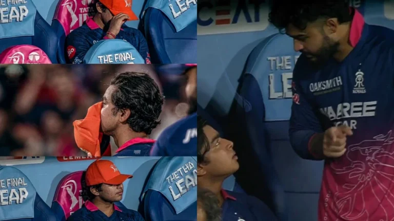 Watch: Riyan Parag scolds Vaibhav Sooryavanshi in dugout; 15-year-old cries afte – रियान पारग और वैभव सूर्यवंशी के बीच ड्रेसिंग रूम में हुई बातचीत का वीडियो वायरल