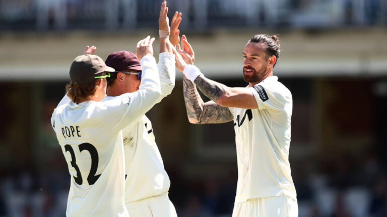 Potgieter helps Hampshire save follow-on – पोटगीटर ने हैम्पशायर को फॉलो-ऑन बचाने में मदद की: सरे के गेंदबाजों को तीसरे दिन निराशा